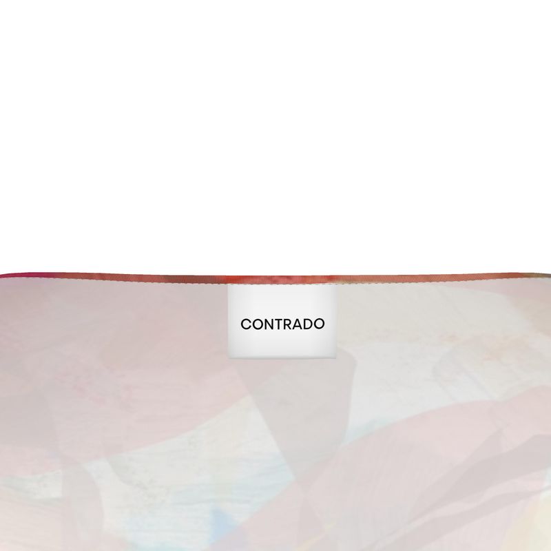 Ladies Cardigan in and Abstract Botanical Design