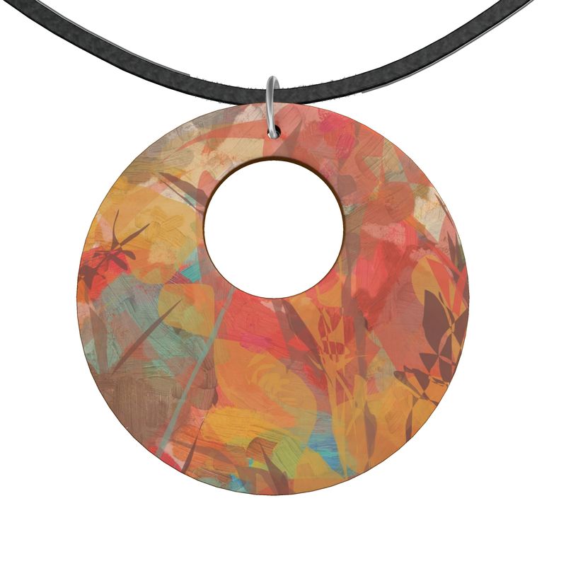 Wooden Pendant Organic Shapes