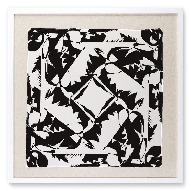 Framed Silk Scarf