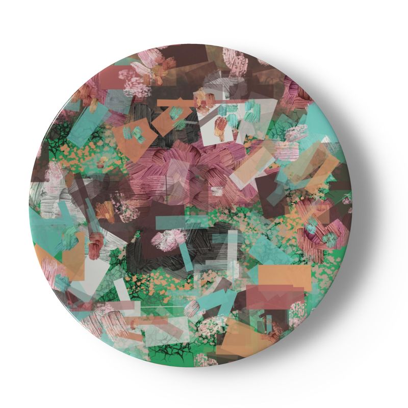 China Plates in Beautiful Garden Collage Design (4)