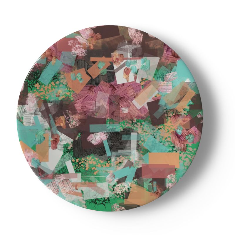 China Plates in Beautiful Garden Collage Design (4)