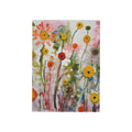 Hand-Painted Flower Print Blanket