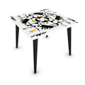Black and Yellow Square Design Coffee Table