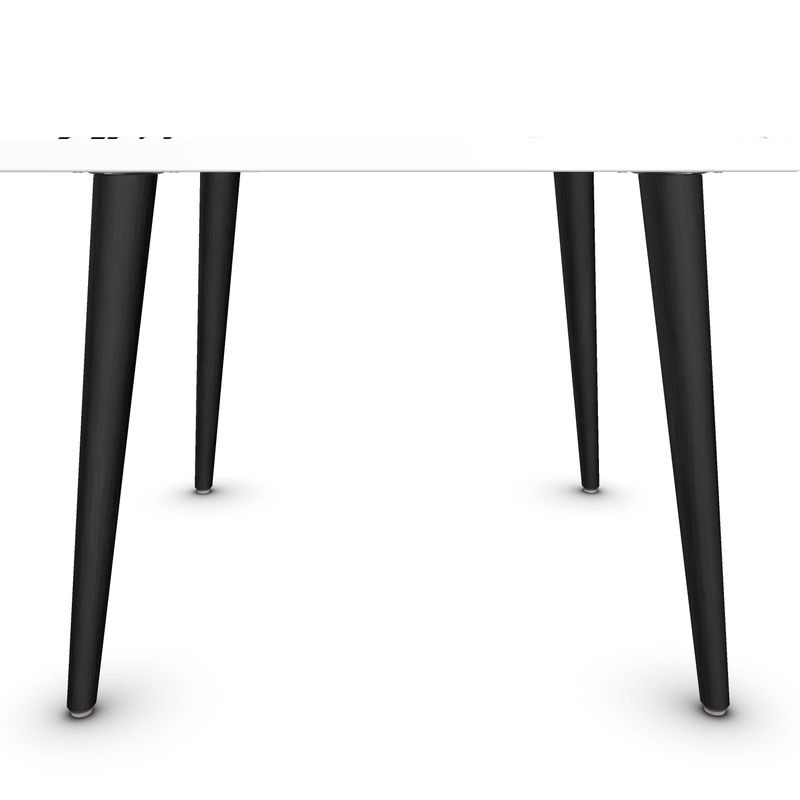 Black and Yellow Square Design Coffee Table