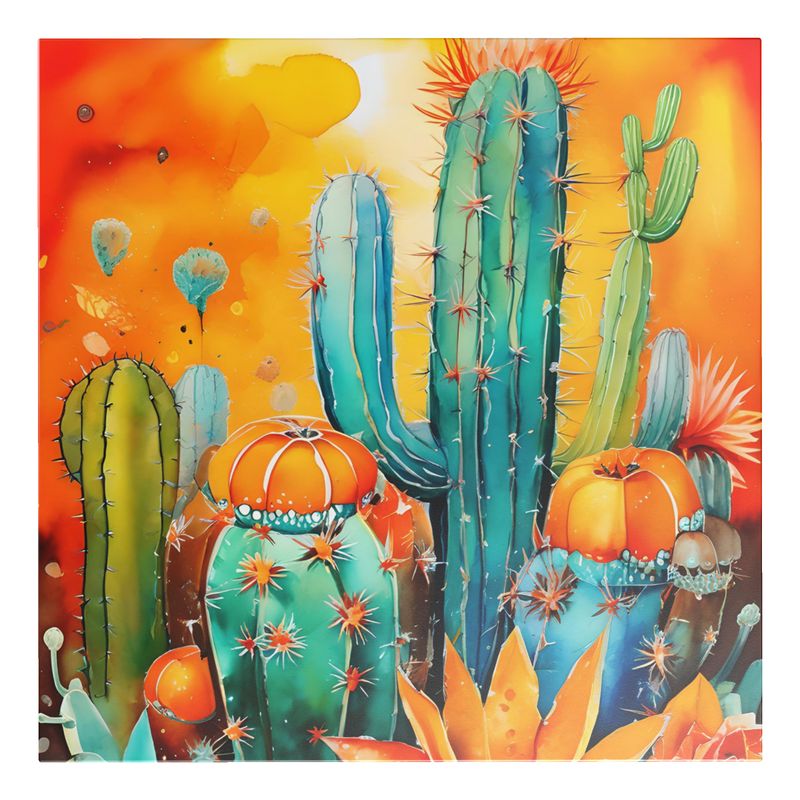 Coffee Table, Southwestern Landscape Design, Cactus Table