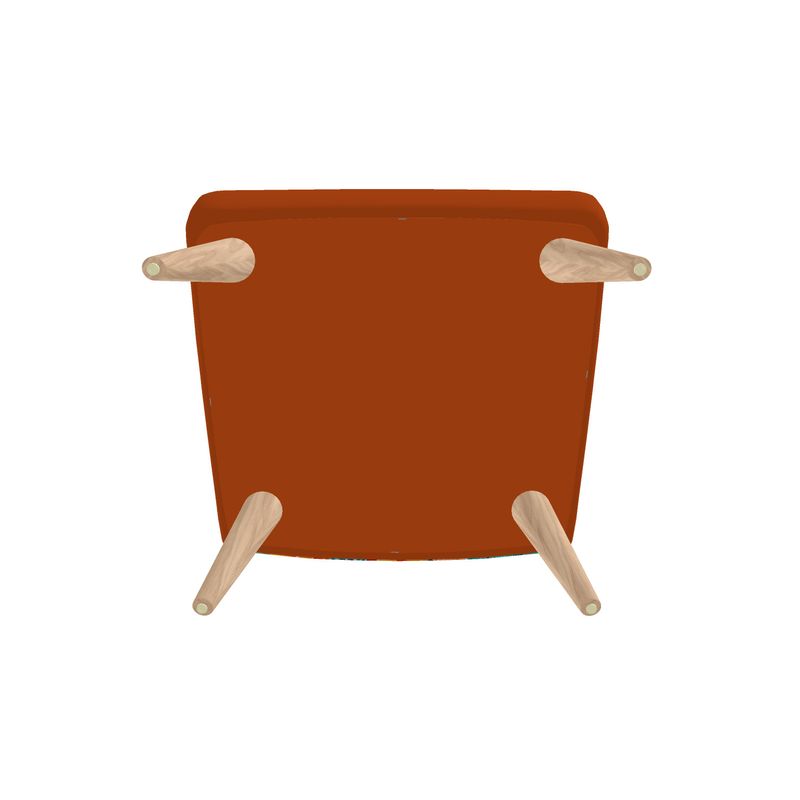 Occasional Chair, Colorful Cactus Design Chair, Vibrant Desert Chair