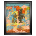 Premium Framed Art Prints, Abstract Brushstrokes, Blue and Naturals