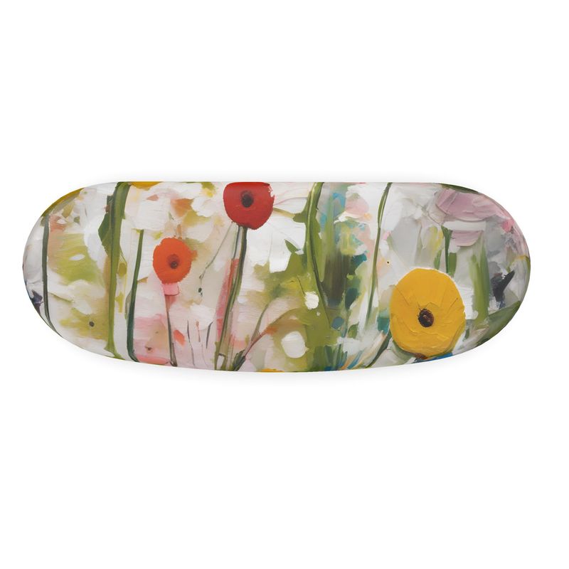 Hard Glasses Case, Floral Print Glasses Case, Wildflower Design