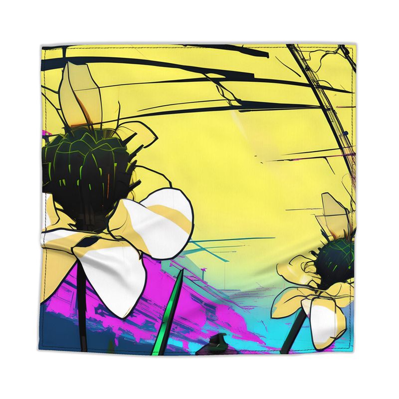 Bandana with Yellow Flowers